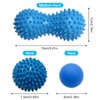 3PCS Spiky Massage Balls and Lacrosse Ball Set, Deep Tissue
