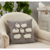 Embroidered Sheep Pillow