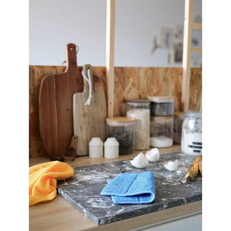 Spontex Kitchen Microfibre Kit - 1 Multi-Purpose Microfibre and 1