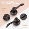 KNOBWELL 4 Pack Keyed Alike Door Lever Handle with Single