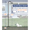 Eazielife Shepherds Hook for Outdoor Bird Feeders Pole 92 Inch