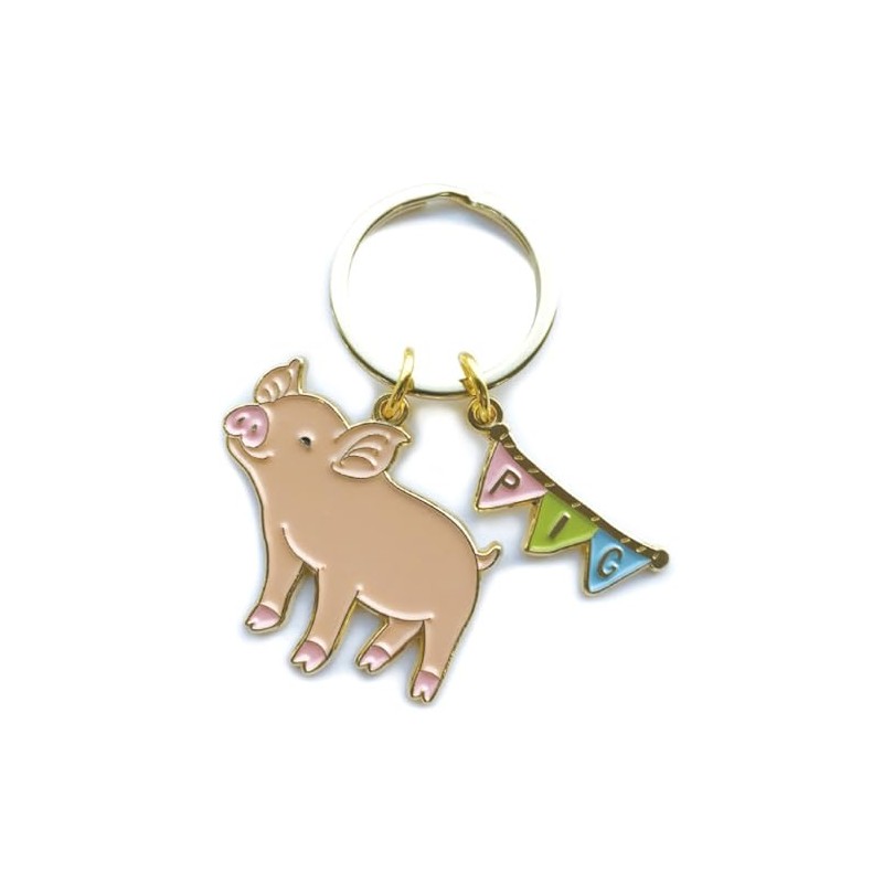 Animal Key Ring [Pig] Animal Cute Keychain Z0128/KH
