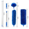 ZZ LAZYCOTTAGE Duster, Microfiber Dusters with 2 Handle Sets, Durable