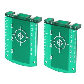 Risegun Laser Target Board, Pack of 2 Magnetic Laser Target Plate for Replacement, Laser Measurement Accessories, Fast Reading Speed, for Improving Laser Visibility