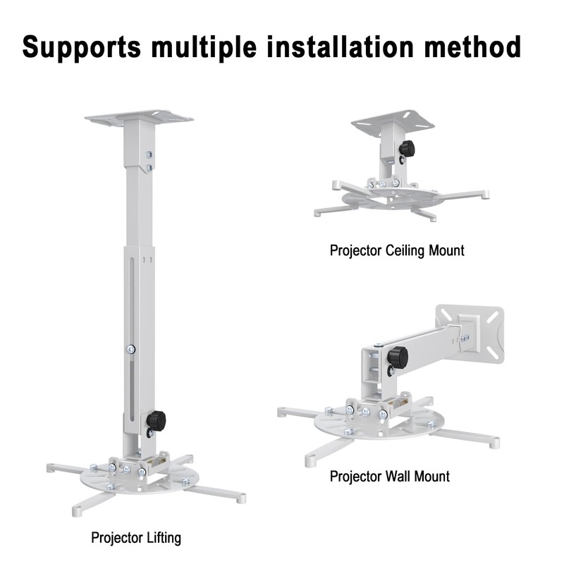 UineHiot Universal Ceiling Projector Bracket for Home and Office Projector，Bracket