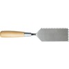 Marshalltown Notched Margin Trowels, Wood Handle, V-Shaped, X-Notch Size 6mm,