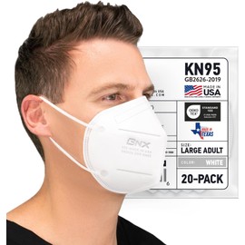 Mascarilla KN95 BNX – Tallas Kids, Adult Medium y Large con Earloop