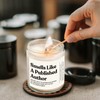 Shqiueos Gifts for Writers, Published Author Candle 7oz Lavender Scented