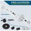 T2901BL Matte Shower Trim Kit with Lever Handle for Moen