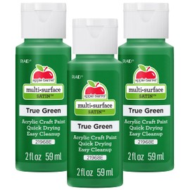 Apple Barrel Acrylic Paint, True Green (Pack of 3) 2 oz, 21968EA- (Pack of 3)