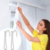 MorningRo 100 Pcs Curtain Hooks Stainless Steel Pinch Pleat Curtain