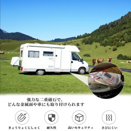 Coollooda Magnetic Key Box Security Key Box Hide Outside Key Emergency Key Case Super Strong Magnet Hide Waterproof Small Anti-theft Safe Convenient Secret Outdoor Entryway Office Under Car Spare Home