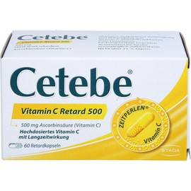 Glaxosmithkline Consumer Healthcare Cetebe Vitamin C Retard500, 60 Stück