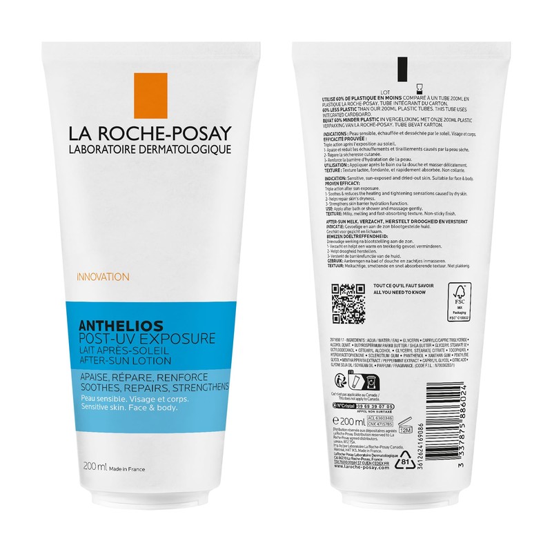 La Roche Posay Sensitive After-Sun Milk for Sensitive Skin, Intensive