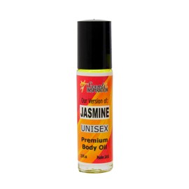 Scents & Inspiration Roll-On Fragrance Oil - Our Version of Jasmine for Men and Women | Alcohol-Free | Travel Size | Long Lasting Unisex Fragrance Oil | 1/3 Fl. Oz