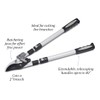 Kings County Tools Double Ratcheting Bypass Lopper | Cuts Green