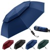 Urvoix Travel Umbrella Compact Windproof - Ventilation Umbrella with Double