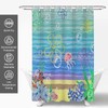 TSLOVER Anime Shower Curtains, Ocean Bathroom Curtain,Cute Shower Curtains for