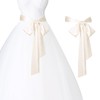 obmwang Wedding Satin Sash Belt for Special Occasion Dress Bridal