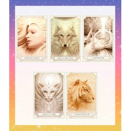 Oracle Cards, 44 Cards, White Light Oracle, Tarot Cards, Japanese Instruction Manual Included (English Language Not Guaranteed)