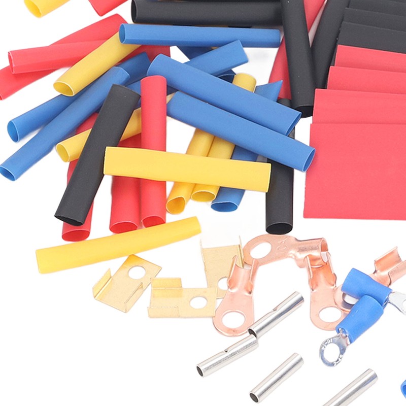 678PCS Cold Pressed Terminals Kit Rubber Electrical Insulated Terminals Assortment