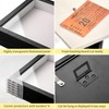 MUXIUNT 3x3 Small Square Shadow Box Picture Frame Display Case