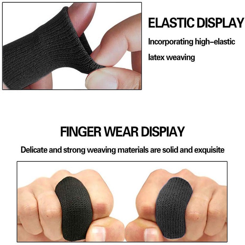 ONTYZZ Finger Support 10 Pcs Sport Finger Protectors Stretchable Finger