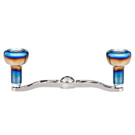 Gomexus BDH Reel Handle, 4.7 inches (120 mm), Bait Reel Handle, Daiwa, Shimano Dual Axle Reel Handle Replacement, Aluminum Alloy, Super Strength, Double Handle, For Sea Fishing, Lure Fishing, Blue