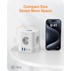 9-in-1 Socket Cube with USB C, 5-Way Multiple Plug Socket