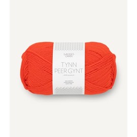 Sandnes Garn Tynn Peer Gynt Approx. 205 m Col. 3819 Spicy Orange 50 g