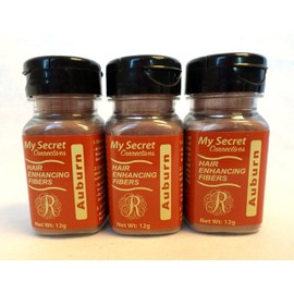 My Secret Correctives Hair Enhancing Fibers - 12 gr - 3 Bottles! (Auburn)