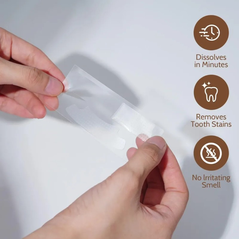 Tiras Blanqueadoras De Dientes Toblemax Con Peróxido De Hidr
