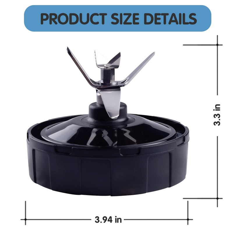 Ninja Blender Replacement Parts, 7-Fins Ninja Blender Blade, Extractor Blade