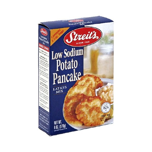 Streit's No-Salt Potato Pancake, 6.0-Ounce Units (Pack of 12)