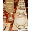 Stapava 60 Pcs Black Silverware Set, Gorgeous Retro Royal Silverware