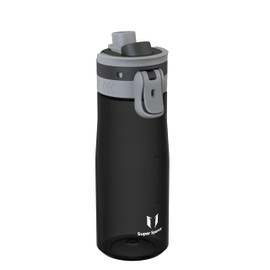 Super Sparrow Water Bottle 0.75L - One-Tap Fast Flow Wide Mouth TapSwig Lid - Non-Toxic BPA Free - Lightweight & Sustainable Tritan Plastic Bottle - For Drinks, Sports, Travel