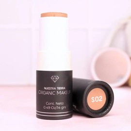 Makeup Pop Maquillaje en Barra Orgánico, Tono S02, Presentación Sólida, 14 g