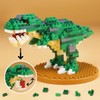 6PCS Mini Dinosaur Building Blocks Set, Micro Building Toys Bricks