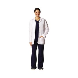 Medline Men's Poplin Consultation Lab Coat, White, Size 40, 1 Count