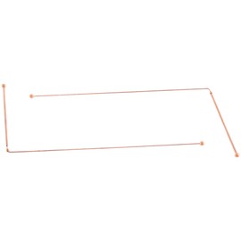 Dytabepl 2-Piece Copper Dowsing Rods, Energy Rod for Water Detection, Ghost Hunting, Finding Lost Items, Detecting Spiritual Dowsing Rods, 99.9% Pure Copper