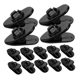 CORHAD 30pcs Lavalier Microphone Clips Lapel Mic Cord Clamps Replacement for Party Conference Stage Performance