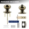 Probrico Privacy Door Knobs Lock Interior Bedroom Bathroom Door Handle