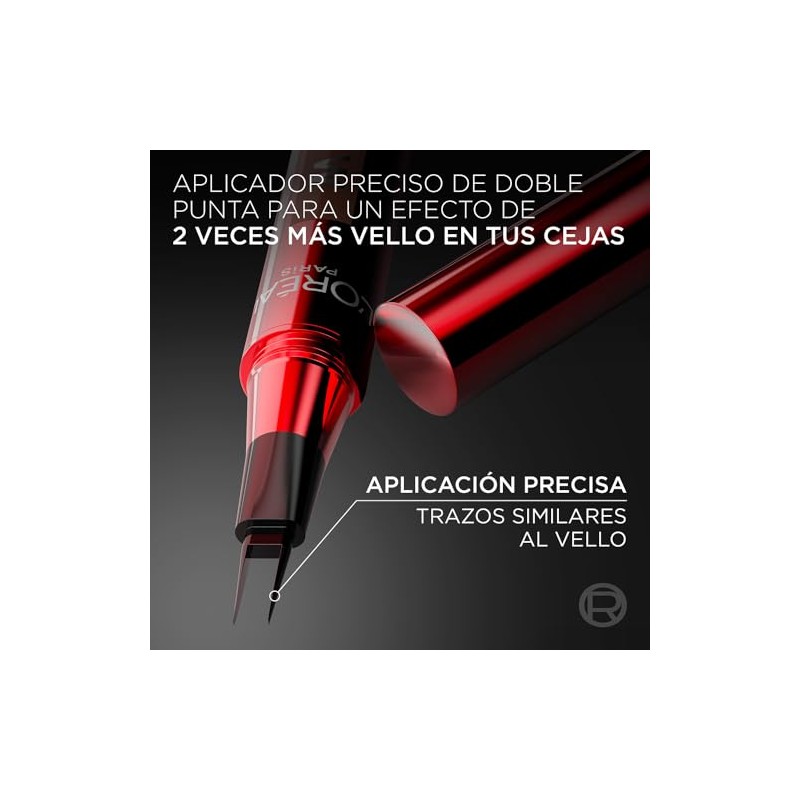 LOréal Paris Faux Brow Delineador de Cejas, Efecto 3D, Resistente