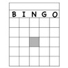 SHAPES ETC. 30 Pcs Blank Bingo Cards 7.5in x 9.5in