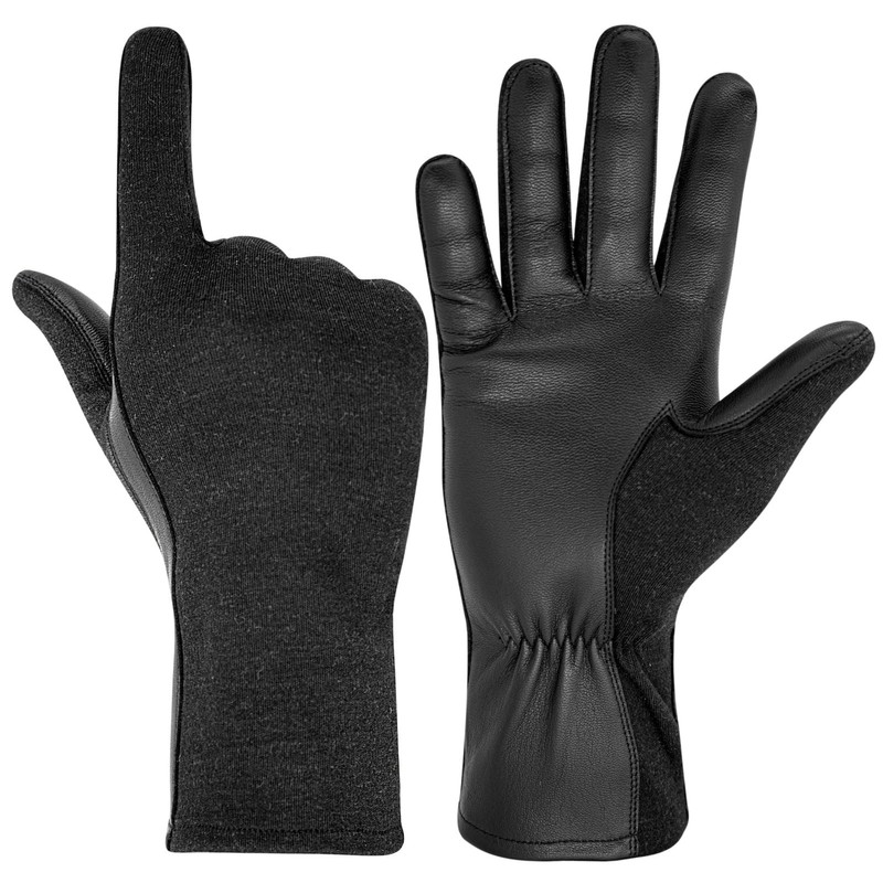 ONETAC OUTDOOR NOMEX FLIGHT FLYER PILOT OPERATOR DUTY GLOVES BLACK,