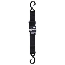 BoatBuckle Pro Series Kwik-Lok Gunwale Tie-Down (2-Inch x 16-Feet, Black)