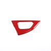 CSKT2022 Red Carbon Door Handle Lock Switch Button Cover Sticker