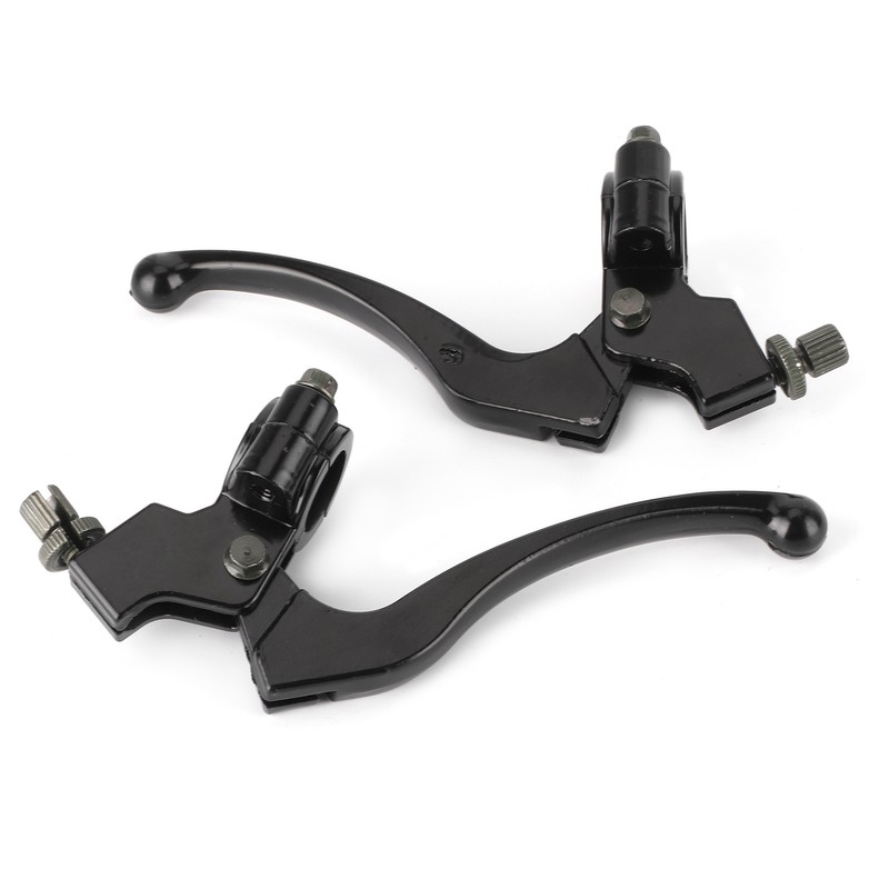 Pair Universal Motorcycle Clutch Levers Drum Brake Handle for Dirt