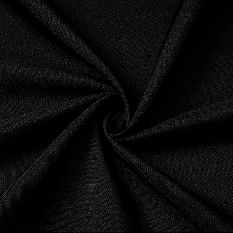 Home Direct Extra Large Rectangular Fabric Tablecloth 150x300cm 59"x118" Black
