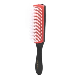 Cepillo de Pelo Acolchado, Cepillo de Peluquería con Cojín de 9 Filas, Cepillo Desenredante Desmontable para Cabello Rizado y Viajes, Cepillo Desenredante para Cabello Rizado